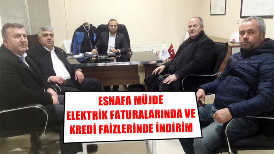 Biga’da Esnafa Müjde Elektrik Faturalarında Ve Kredi Faizlerinde İndirim