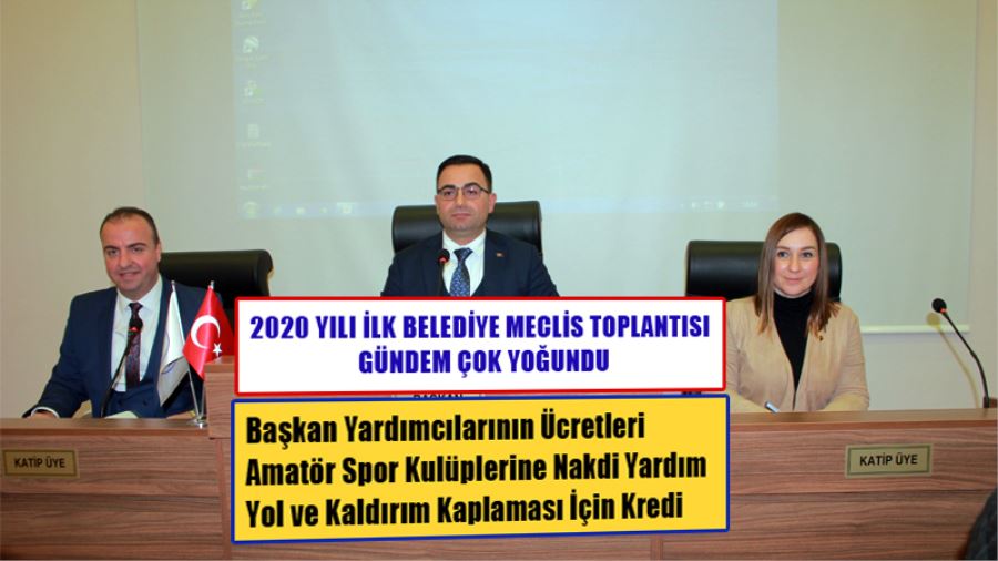 Biga Belediyesi 2020 Yılı İlk Meclis Toplantısı Yapıldı