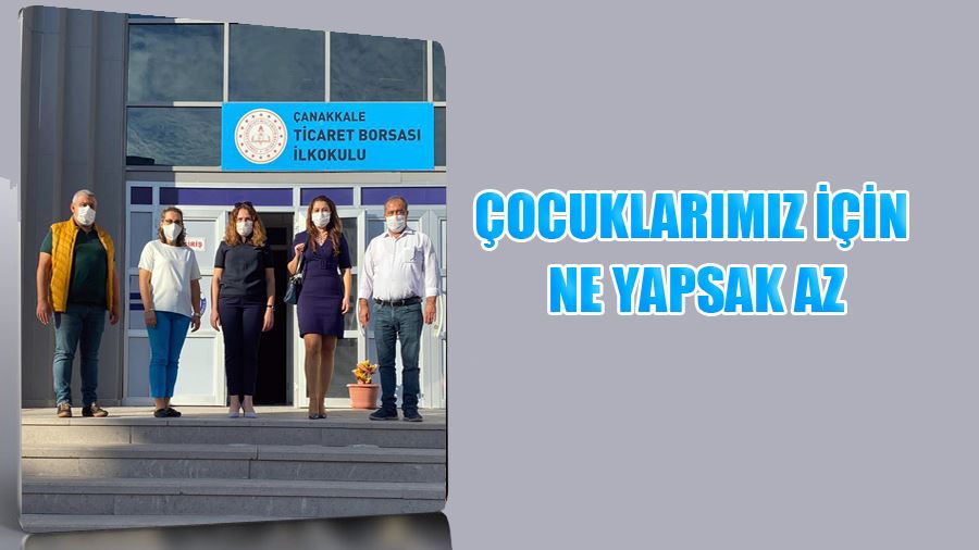 ÇTB Heyeti Çanakkale Ticaret Borsası İlkokulunu Ziyaret Etti