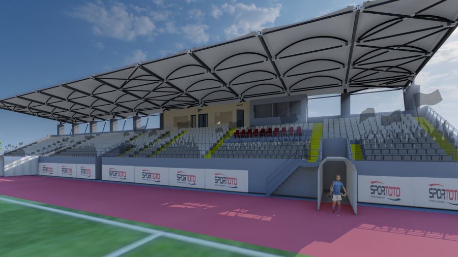 Biga İlyas Bayram Stadyumunun Tribün İhalesi Yapıldı
