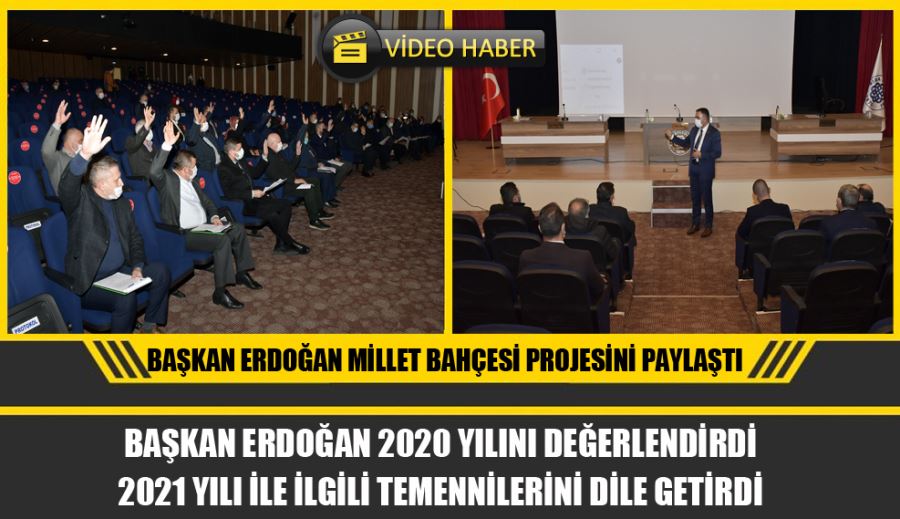 Başkan Erdoğan Millet Bahçesi Projesini Paylaştı