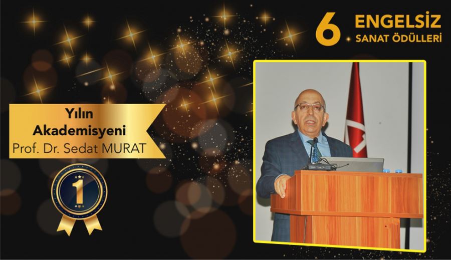 Rektör Prof. Dr. Sedat Murat’a Yılın Akademisyeni Ödülü