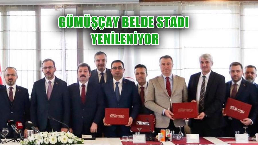 Gümüşçay Belde Stadı Yenileniyor