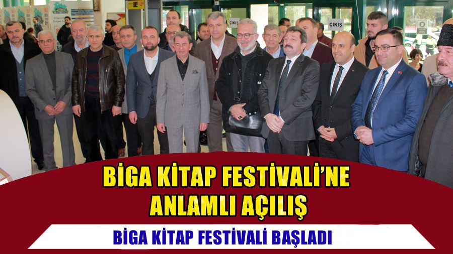 Biga Kitap Festivali’ne Anlamlı Açılış