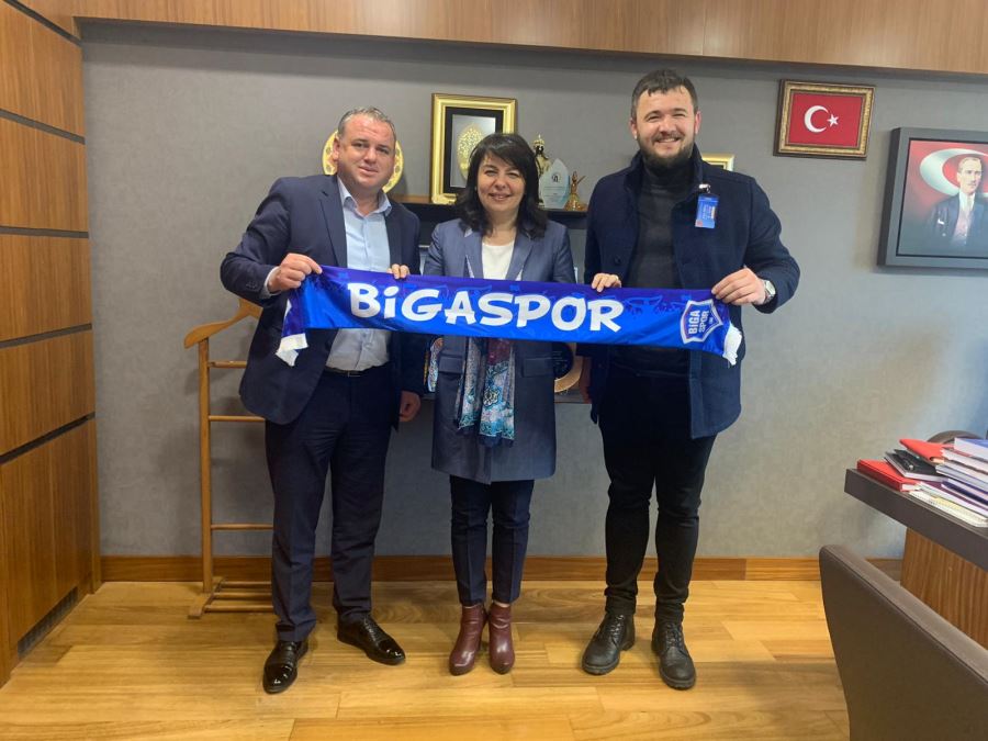 Bigaspor’dan Ak Parti Çanakkale Milletvekili Jülide İskenderoğlu’na Ziyaret
