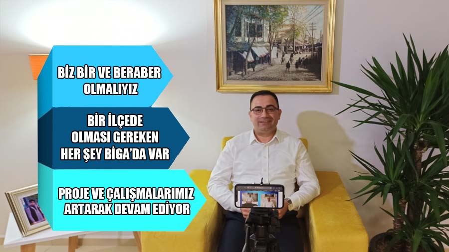 Biga Belediye Başkanı Bülent Erdoğan’dan Önemli Açıklamalar