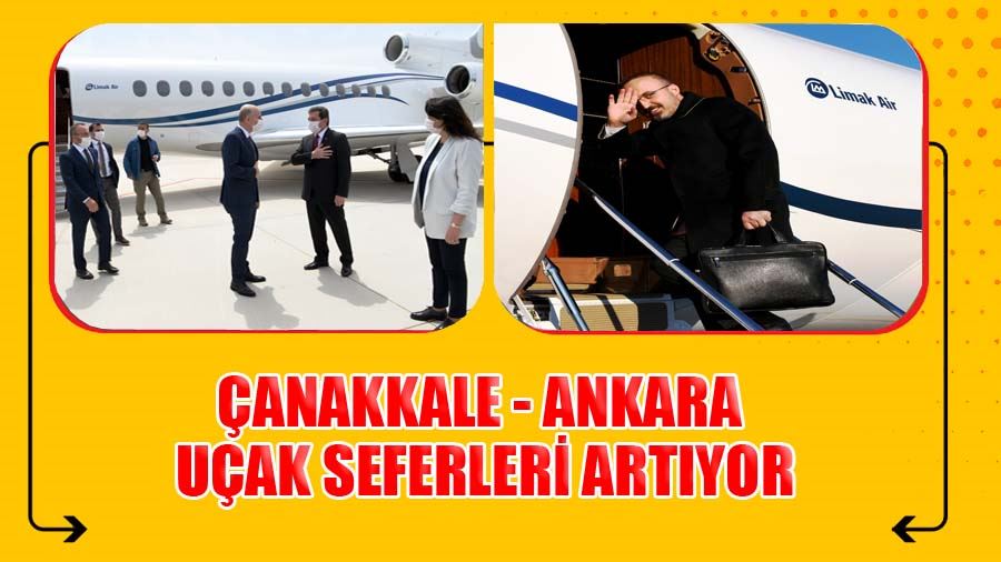 Çanakkale Ankara Uçak Seferleri Artıyor