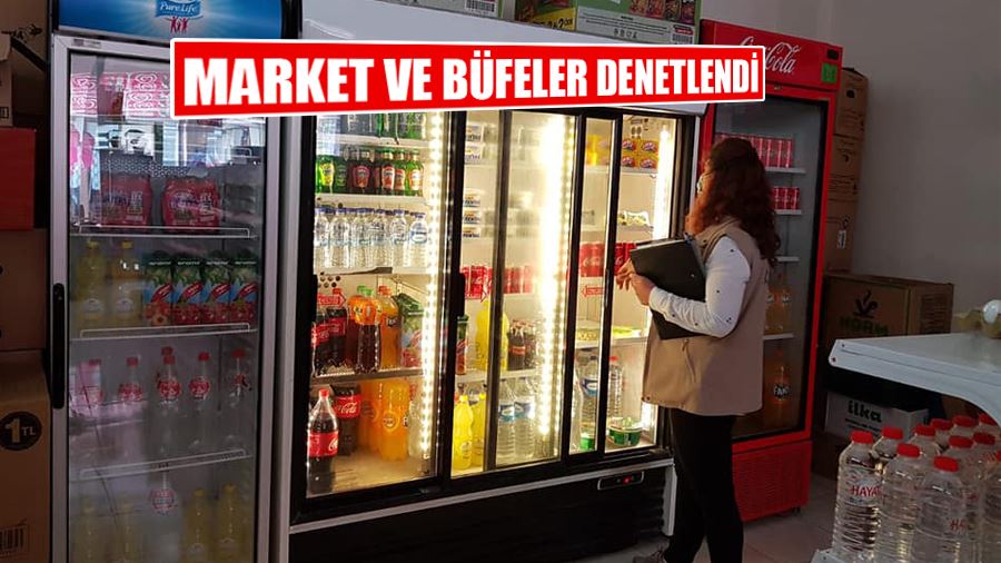 Biga’da Market Ve Büfeler Denetlendi