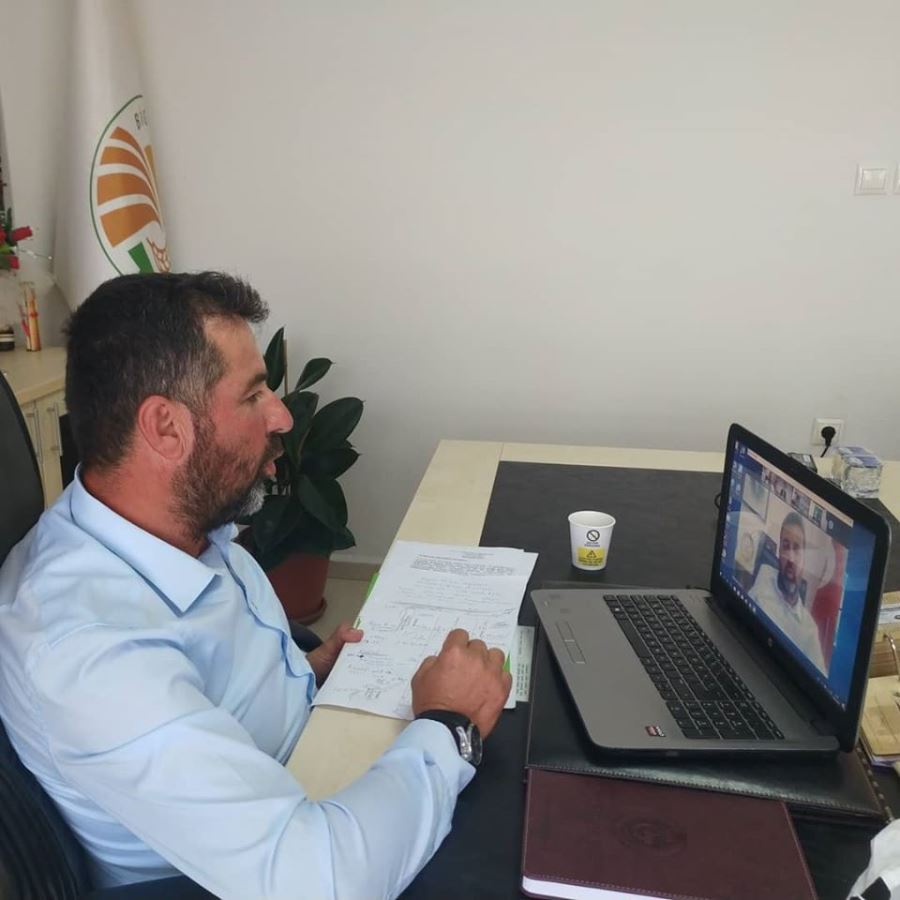 Biga Ziraat Odası Başkanı M. Güray Ergün TZOB Genel Başkanı Ş. Şemsi Bayraktarla Telekonferans İle Görüştü
