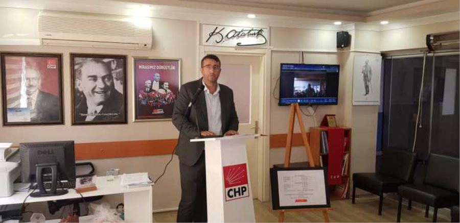 CHP Biga İlçe Başkanı Osman Öztürk Biga Belediyesinin Faaliyetleri Ve İcraatları Hakkında Eleştirilerde Bulundu