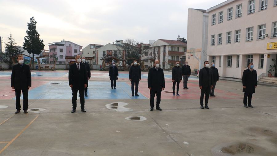 Biga’da İstiklal Marşı Töreni Düzenlendi