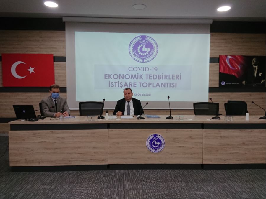 Biga TSO’da Covid 19 Ekonomik Tedbirleri İstişare Toplantısı Düzenlendi