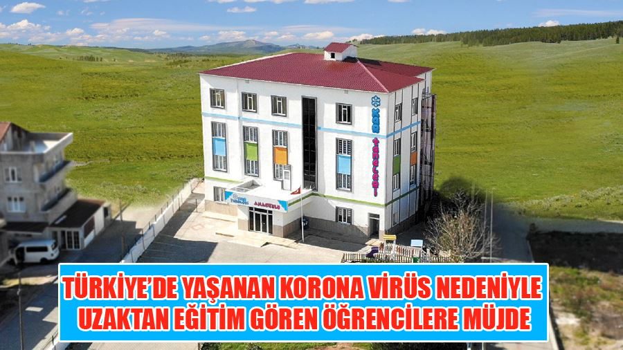Türkiye’de Yaşanan Korona Virüs Nedeniyle Uzaktan Eğitim Gören Öğrencilere Müjde