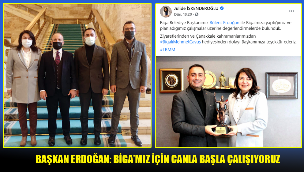 Başkan Erdoğan: Biga’mız İçin Canla Başla Çalışıyoruz