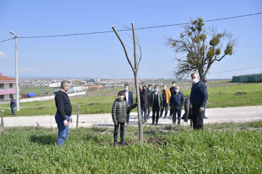 Yeniceköy’de 280 Ağaç Fidanı Toprakla Buluştu