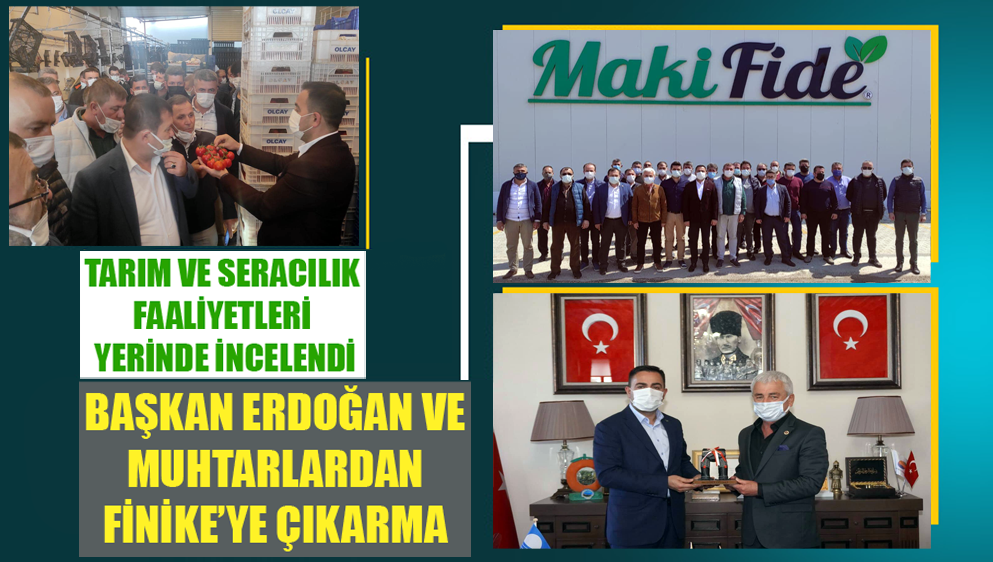 Başkan Erdoğan ve Muhtarlardan Finike’ye Çıkarma