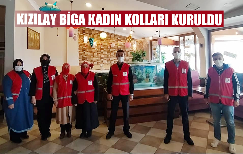 Kızılay Biga Kadın Kolları Kuruldu