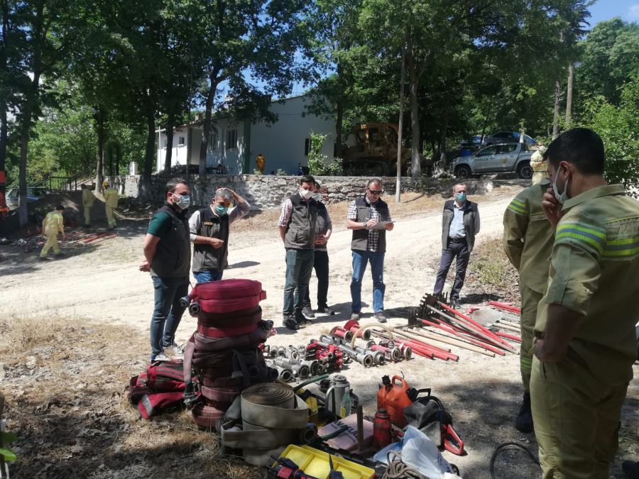 Biga Orman İşletme Müdürlüğü Yangın Sezonu Eğitim Ve Tatbikatlar İle Başladı