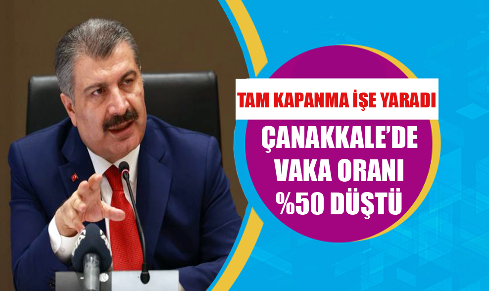 Tam Kapanma İşe Yaradı Çanakkale’de Vaka Oranı %50 Düştü