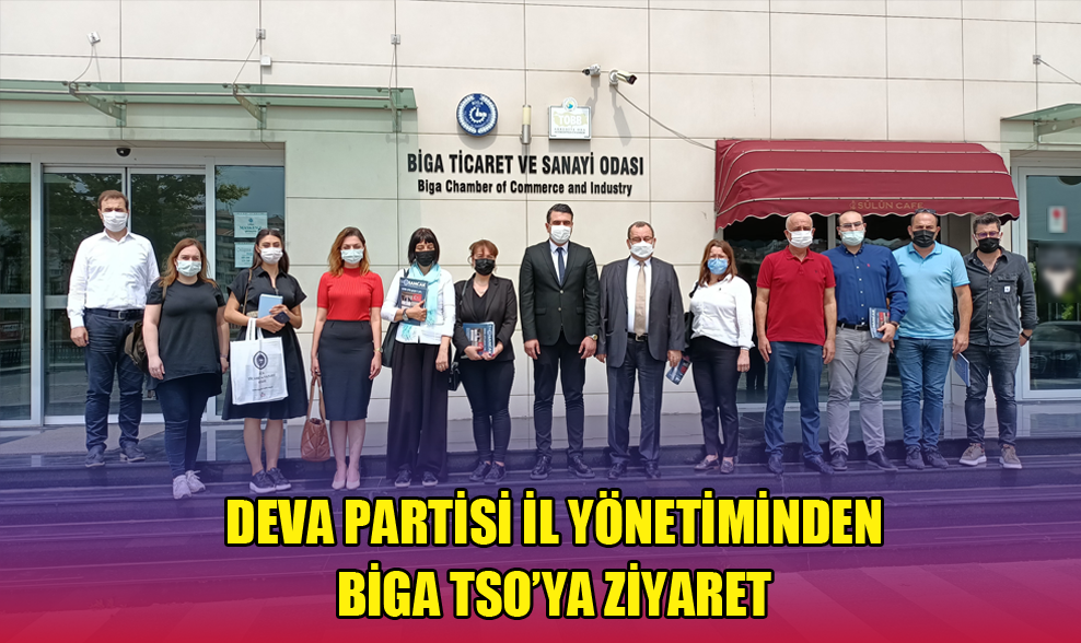 Deva Partisi İl Yönetiminden Biga TSO’ya Ziyaret