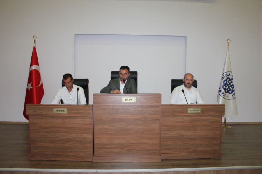 Biga Belediyesi Temmuz Ayı Meclis Toplantısı Yapıldı 