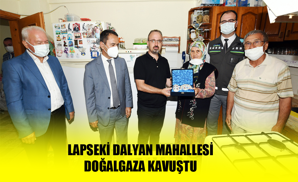 Lapseki Dalyan Mahallesi Doğalgaza Kavuştu