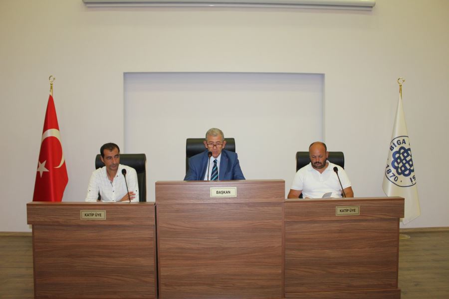 Biga Belediyesi Ağustos Ayı Meclis Toplantısı Yapıldı