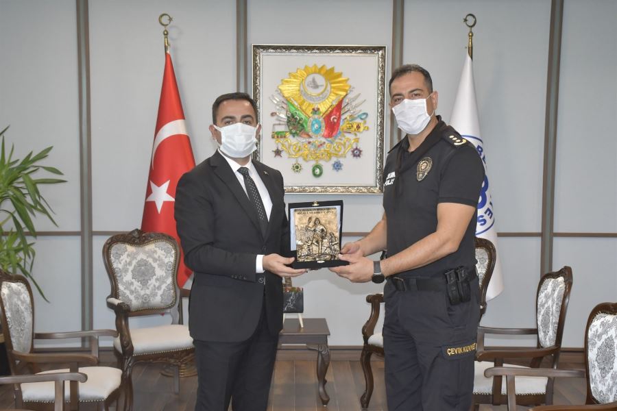 Biga İlçe Emniyet Müdürü’nden Başkan Erdoğan’a Ziyaret