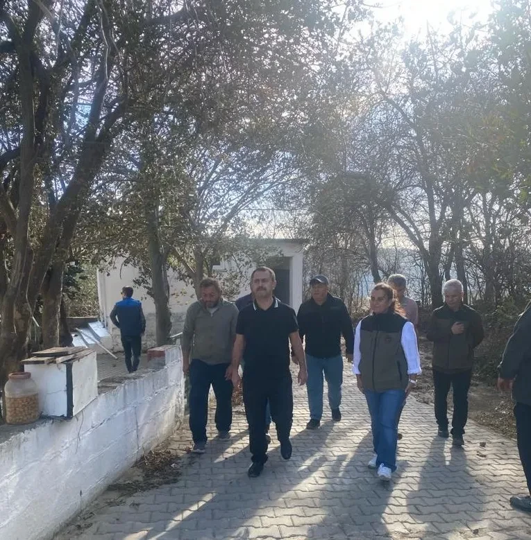 Vali İlhami AKTAŞ, Yangından Etkilenen Köylerde İncelemelerde Bulundu